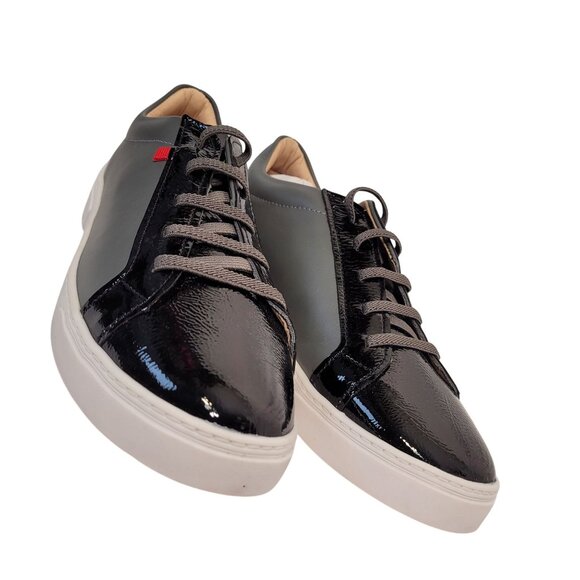 Marc Joseph New York Unisex Kids Casual Metropolitan Sneaker Gray Nappa 6.5 - Picture 6 of 15